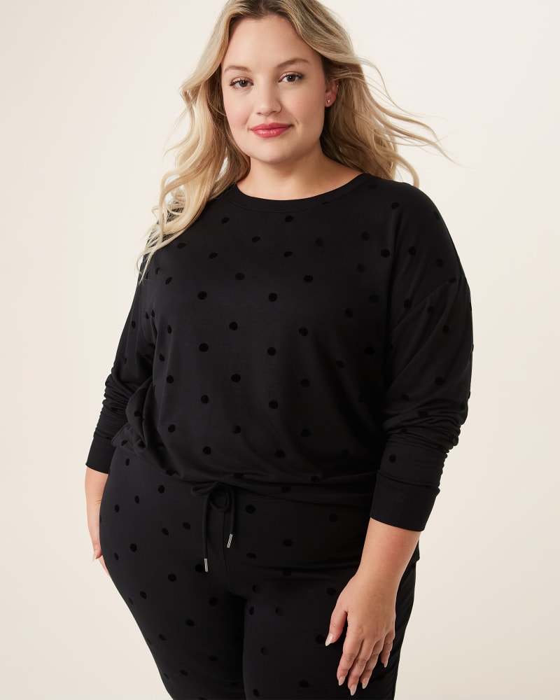 Front of plus size Hailey High-Low Sweater by Marc NY | Dia&Co | dia_product_style_image_id:175536